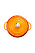Picture of Sürel   Cast iron round shallow casserole   28 cm orange