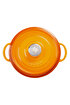 Picture of Sürel Cast iron round shallow casserole   24 cm orange