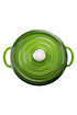 Picture of Sürel   Cast iron round shallow casserole   28 cm green