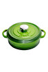 Picture of Sürel  Cast iron round shallow casserole   24 cm  green