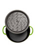 Picture of Sürel  Cast iron round shallow casserole   24 cm  green