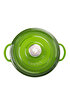 Picture of Sürel  Cast iron round shallow casserole   24 cm  green