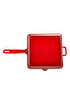 Picture of Sürel Cast iron square grill pan   25x25 cm red