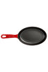 Picture of Sürel Cast iron mini ellipse pan   16X24 cm red