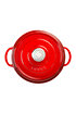 Picture of Sürel Cast iron round shallow casserole   24 cm red