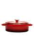 Picture of Sürel   Cast iron round shallow casserole   28 cm  red