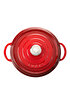 Picture of Sürel   Cast iron round shallow casserole   28 cm  red