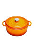 Picture of Sürel Cast iron round casserole    28 cm degrade orange
