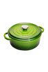 Picture of Sürel Cast iron round casserole    28 cm degrade green
