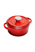 Picture of Sürel Cast iron round casserole      20 cm  degrade red