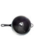 Picture of Sürel Cast iron glass lid  fry pan 28 cm black
