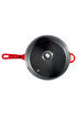 Picture of Sürel Cast iron glass lid  fry pan 28 cm red
