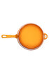 Picture of Sürel Cast iron glass lid  fry pan 28 cm orange