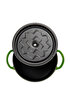 Picture of Sürel Cast iron round casserole      20 cm degrade green