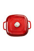 Picture of Sürel Cast iron square casserole   24 cm red 