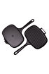 Picture of Sürel Cast iron oval grill tost   25X18 cm black