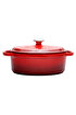 Picture of Sürel Cast iron oval casserole   23X29 cm red