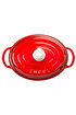 Picture of Sürel Cast iron oval casserole   23X29 cm red