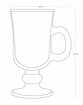 Paşabahçe 55141 Irish Coffee 2'li Kulplu Bardak 230cc. ürün görseli