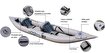 Aqua Marina K0 Leisure Kayak Inflatable Floor Kürekli. ürün görseli