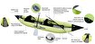 Aqua Marina K1 Advanced Kayak Inflatable Floor Kürekli. ürün görseli
