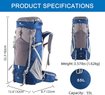 Mobihome Hiking Sırt Çantası 60 Litre. ürün görseli
