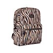 Stripy Tricky Zebra Desenli 13-14 inç Sırt Laptop / Macbook Çantası. ürün görseli