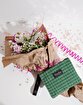 Bloominbag Shepherd Tweed Clutch Çanta. ürün görseli