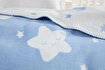 Picture of Dolce Bonita Home Cotton Baby Blanket Star, Light Blue