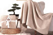 Dolce Bonita Home Pamuklu Tv Battaniye 127X155 Basic Bej. ürün görseli