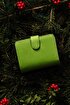Case Look Kadın Yeşil Renkli Çıtçıtlı Cüzdan Paris 05. ürün görseli