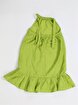 Picture of Casabony Deer Ruffled Green Girl Dress 3 Years
