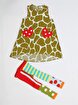 Picture of Casabony Green Patterned Tunic + Tights Set 3 Years