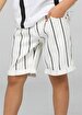 Picture of Casabony Striped Gabardine Shorts 3 Years