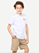 Picture of Casabony Casa Beige Gabardine Shorts + Polo T-shirt Set 3 Years