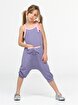 Picture of Casabony Lilac Cat Girls' Salopette 3 Years