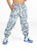 Picture of Casabony Floral Stone Wash Girls' Jogger Pants 3 Years
