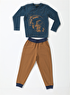 Picture of Casabony Space Printed Boys Pants Set 3 Years