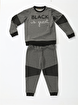 Picture of Casabony Great Black Anthracite Panel Tracksuit 3 Years