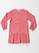Picture of Casabony Uni-Cat Checked Ruffled Red Girl Dress 3 Years