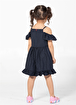 Picture of Casabony Navy Checked Ruffled Dress 3 Years