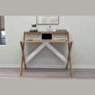 X Ayaklı Raflı Ders Çalışma Masası 50x90 cm Atlantik Çam resmi