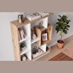 Yegane Çift Kullanımlı Duvar Rafı / Mini Kitaplık — Beyaz - Çam resmi
