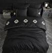 Picture of Hobby Elegant Olimpos Black - Double Embroidered Satin Duvet Cover Set