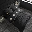 Picture of Hobby Elegant Olimpos Black - Double Embroidered Satin Duvet Cover Set