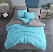 Picture of Hobby Diamond Turquoise - Poplin Double Duvet Cover Set
