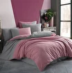 Picture of Hobby Diamond Dried Rose - Poplin Double Duvet Cover Set