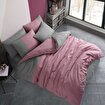 Picture of Hobby Diamond Dried Rose - Poplin Double Duvet Cover Set