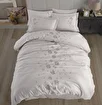 Picture of Hobby Premium Ella Cream - Poplin Double Embroidered Duvet Cover Set