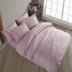 Picture of Hobby Premium Ella Pudra - Poplin Double Embroidered Duvet Cover Set